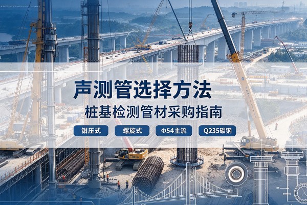 将乐声测管选型标准
