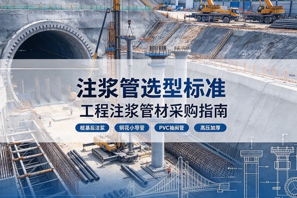 将乐注浆管选型标准
